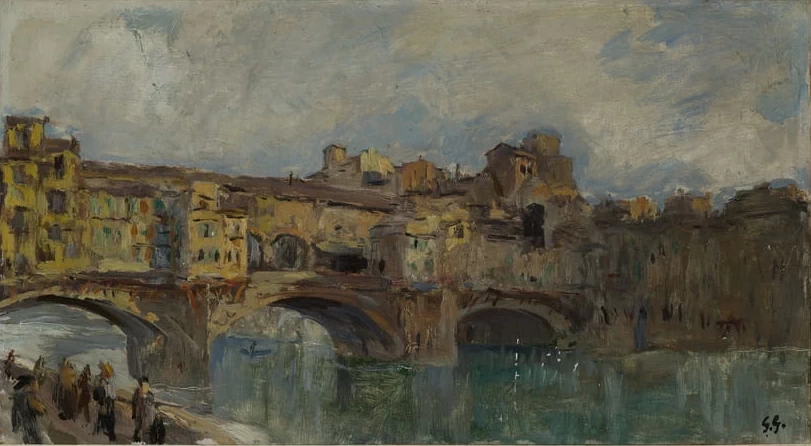 Ponte Vecchio a Firenze - Assicoop, Unipol Collection, Modena